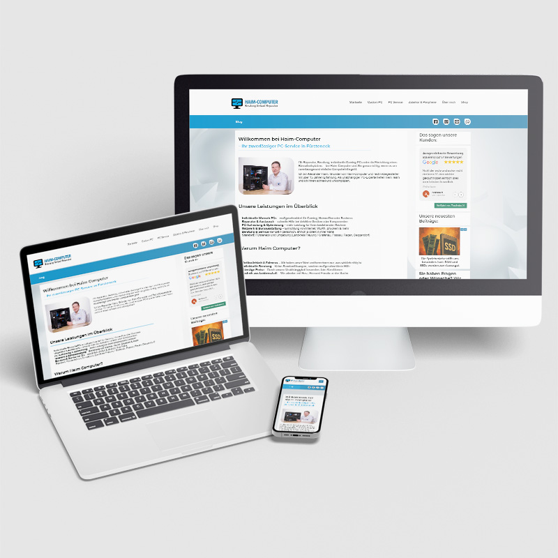 Webseite Haim Computer